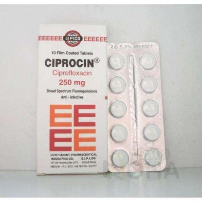 CIPROCIN 250 MG TAB 37 LE