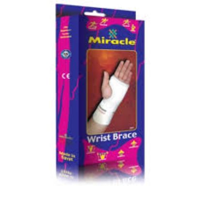 MIRACLE (L) ELASTIC WRIST SUPPORT. بدون دعامه 0042