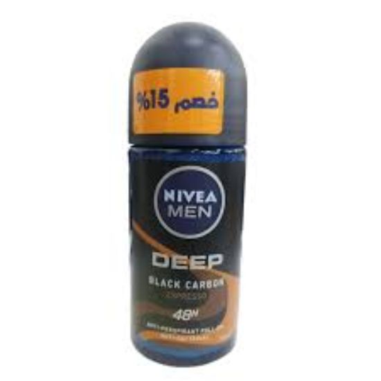 NIVEA DEEP CARBON ESPRESSO ROLL ON MEN 50ML 15%
