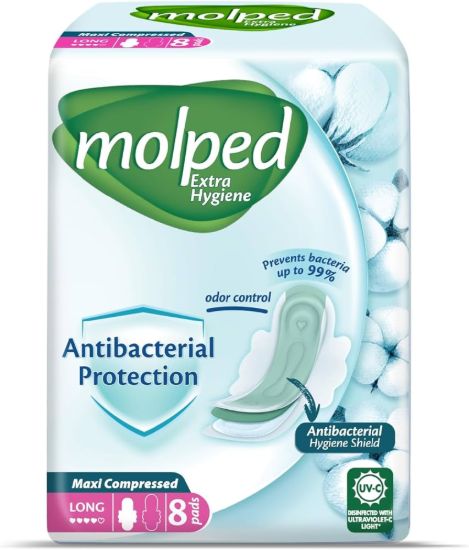 MOLPED ANTIBACTERIAL MAXI LONG 8 PCS