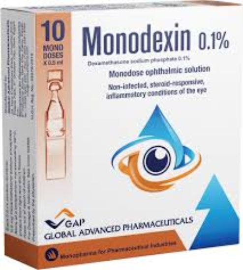 MONODEXIN 0.1% EYE SOLUTION 10MONO DOSES