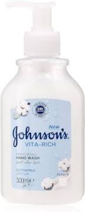 JOHNSONSVITA RICH HAND WASH300ML حليب القطن