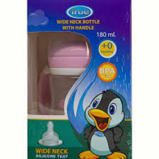 TRUE 180ML (ببرونه عنق عريض بيد (2022114