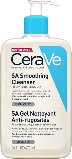 CERAVE - SA SMOOTHING CLEANSER FOR DRY, ROUGH AND UNEVEN SKIN - 473 ML