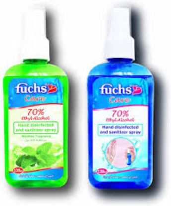 ALCOHOL FUCHS CARE 70% 120ML SPRAY MENTHOL