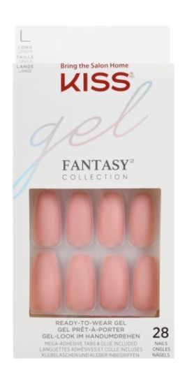 KISS GEL FANTASY 28 NAIL KGN 25Cاظافر