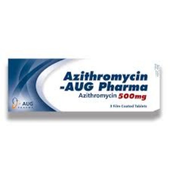 AZITHROMYCIN AUG PHARMA 500 MG 3 TAB 63 LE