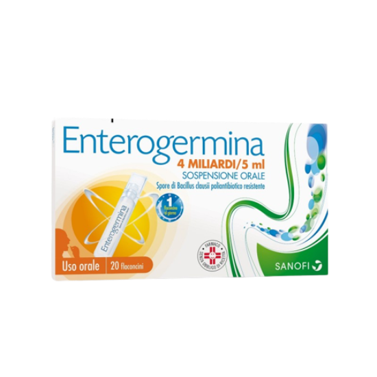 ENTEROGERMINA 4 BILLION/5 ML ORAL SUSP 10 VIAL 260 LE