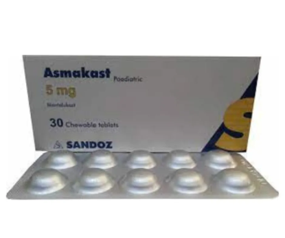 ASMAKAST 5 MG 30 TAB 120 LE
