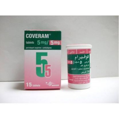 COVERAM 5 MG/5 MG 15 TAB 94 LE