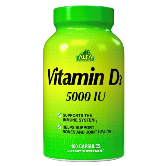 ALFA VITAMIN D3 5000IU 100 CAP