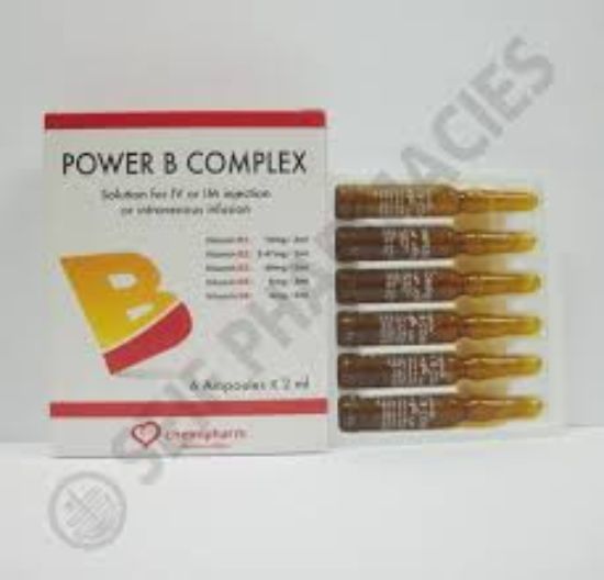 POWER B COMPLEX 6 AMPOULES