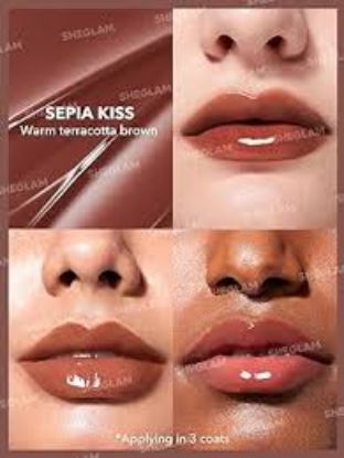 SHEGLAM POUT - PERFECT SHINE LIP PLUMPER SEPIA KISS