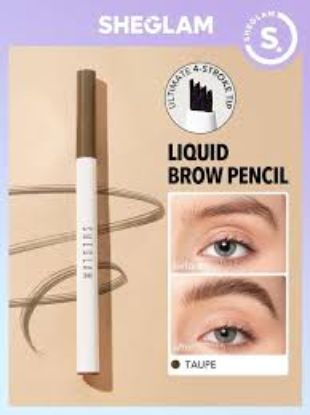 SHEGLAM FEATHER ANGLED BROW PENCIL DARK BROWN
