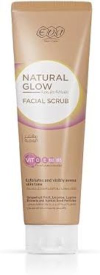 EVA NATURAL GLOW FACIAL SCRUB 100 ML مقشر الوجه