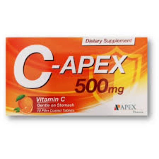 C APEX 500 MG 10 TAB 25 LE