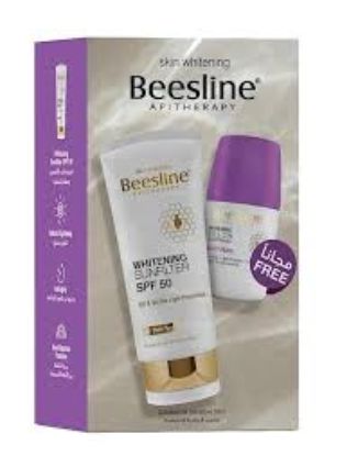 BEESLINE WHITENING SPF50+ROLL ON BEAUTY PEARL FREE