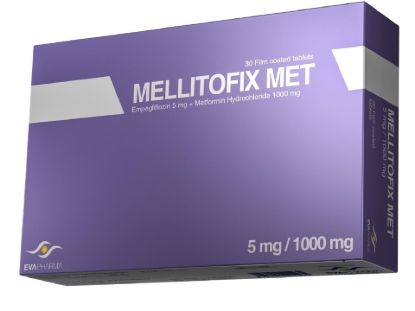 MELLITOFIX MET 5 MG/1000 MG 30 TAB 163.5 LE