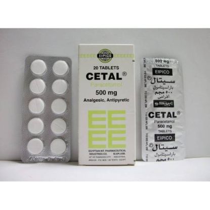 CETAL 500 MG 20 TAB 13 LE