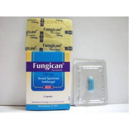 FUNGICAN 150 MG 2 CAP 47 LE