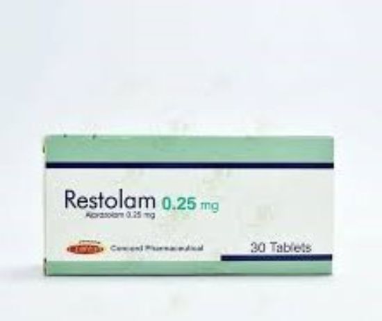 RESTOLAM 0.25 MG 30 TAB 30 LE