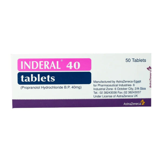 INDERAL 40 MG 50 TAB 55 LE
