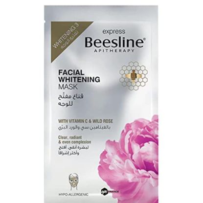 BEESLINE FACIAL WHITENING MASK VIT C &ROSE