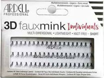 ARDELL 3D FAUX MINK INDIVIDUALS SHORT BLACK 18163