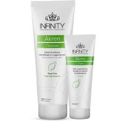 INFINITY AKREN CLEANSER+ CREAM FOR ACNE 60 GM OFFER