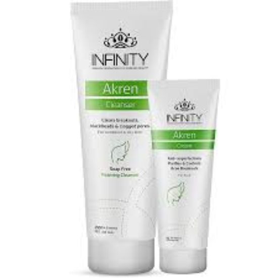 INFINITY AKREN CLEANSER+ CREAM FOR ACNE 60 GM OFFER