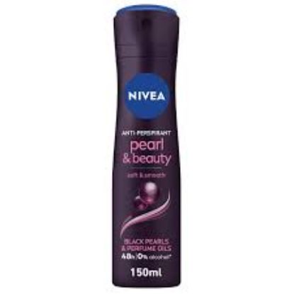 NIVEA WOMEN PEARL & BEAUTY BLACK SPRAY 150ML