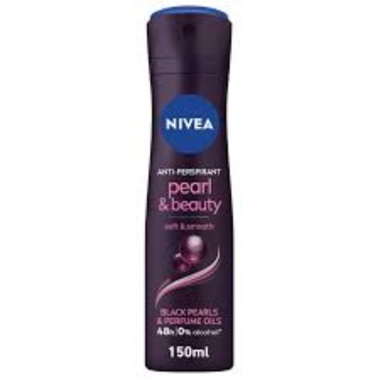 NIVEA WOMEN PEARL & BEAUTY BLACK SPRAY 150ML