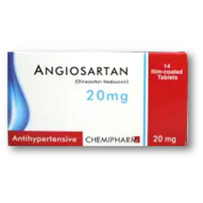 ANGIOSARTAN 20 MG 28 TAB 58 LE