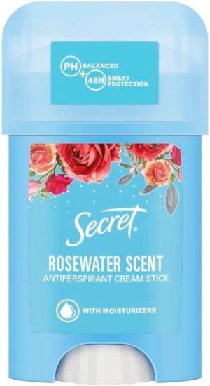 SECRET ROSEWATER ALUMINUM FREE STICK 68GM