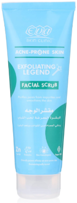 EVA SKIN CLINIC ACNE-PRONE SKIN EXFOLIATING LEGEND FACIAL SCRUB 100 ML