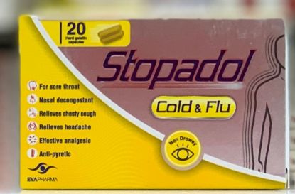 STOPADOL COLD AND FLU 20 CAP