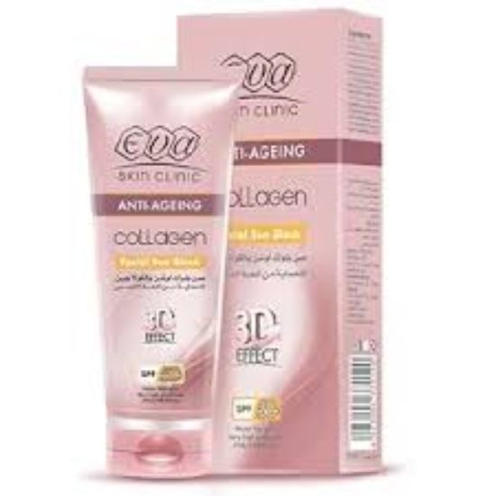 EVA SKIN CLINIC (ANTI-AGEING) COLLAGEN FACIAL SUN BLOCK LOTION SPF(50+) 50 ML