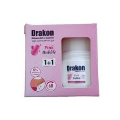 DRAKON WHITENING ROLL ON PINK BUBBLE OFF1+1