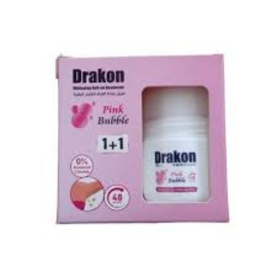 DRAKON WHITENING ROLL ON PINK BUBBLE OFF1+1