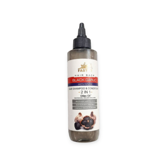 FASTER HAIR BACK BLACK GARLIC OILEX OIL 100ML اسود
