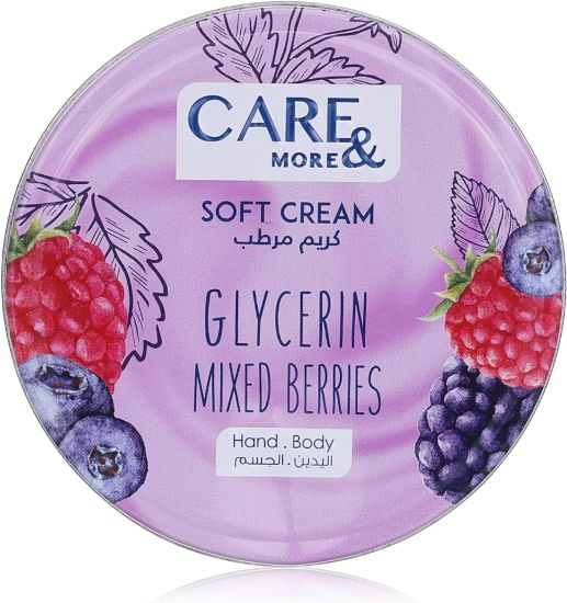 CARE MORE GLYCERIN CREAM MIXED BERRIES 75ML