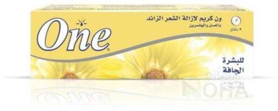 ONE HAIR CREAM WITH HONEY 90 GM 10% اصفر عرض