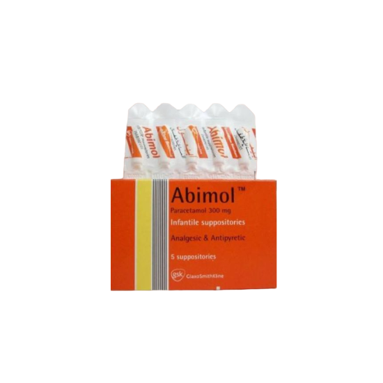 ABIMOL 300 MG 5 SUPP 15 LE