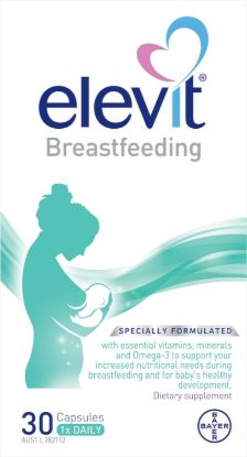 ELEVIT BREASTFEEDING MULTIVITAMIN 30 CAPSULES