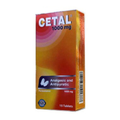 CETAL 1000 MG 15 TAB 24 LE