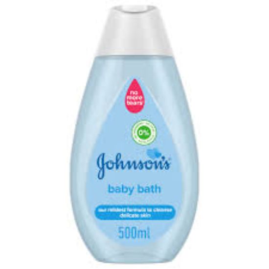 JOHNSON BABY BATH 500 ML سائل استحمام ازرق
