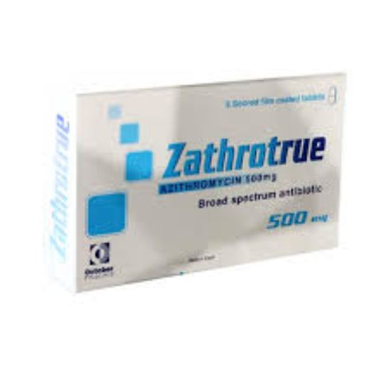 ZATHROTRUE 500 MG 3 TAB 48 LE