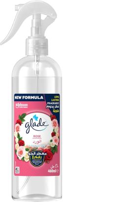 GLADE AIR FRESHENER WITH ROSE SCENT - 460ML