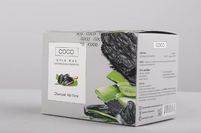 COCO COLD WAX CHARCOAL & ALOE VERA 250 GRAM