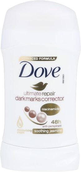 DOVE ULTIMATE REPAIR DARK MARKS CORRECTOR SOOTHING JASMINE DEODORANT STICK 40G